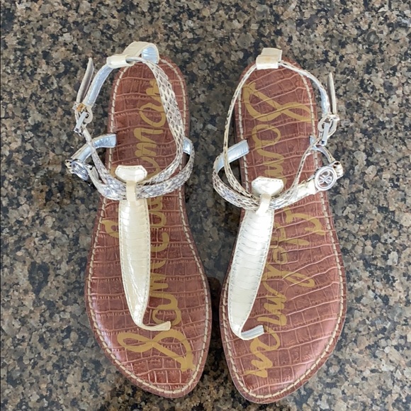 Sam Edelman Shoes - Sam Edelman snakeskin sandals- size 8